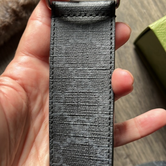 Gucci GG belt with interlocking buckle - black. Sz 34/85. Worn 1x!!! - Picture 4 of 10